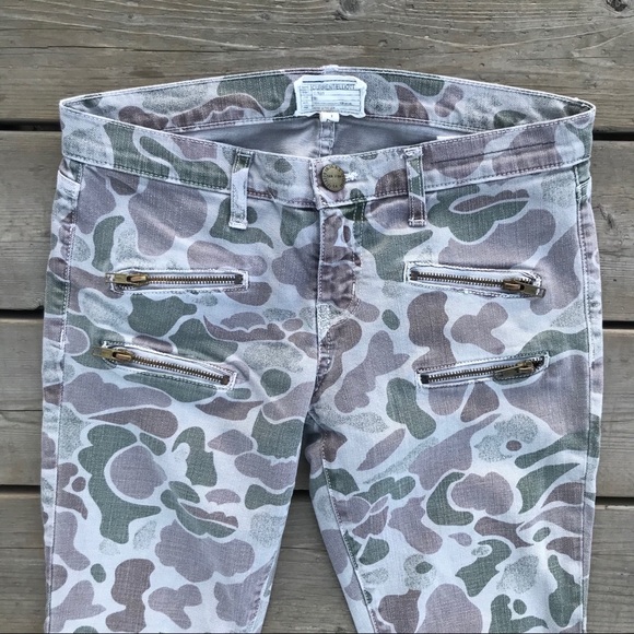 Current Elliott Multi Zip Stiletto Jean Grey Camo - Picture 7 of 10